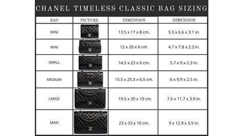 chanel sizes|chanel watch size chart.